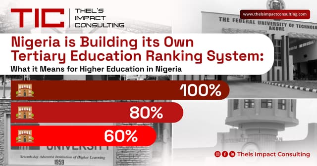 Nigeria Is Building Its Own Tertiary Education Ranking System: What It Means for Higher Education